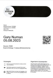 Gary Numan Ticket Antwerp 05082023